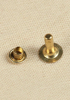 Hollow Rivet Ø6,8 x 10,5 mm Iron/Brass-GoblinSmith