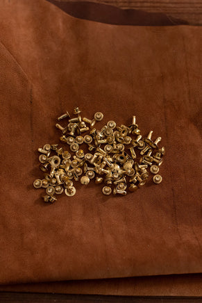 Hollow Rivet KØ7,0 x L9,0 mm Iron/Brass-GoblinSmith