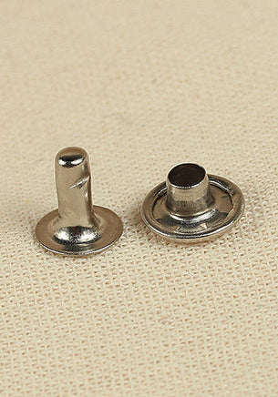 Hollow Rivet Ø9,0 x 7,8 mm Iron/Nickel-GoblinSmith