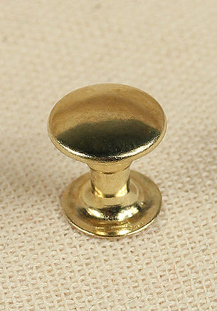 Hollow Rivet Ø9,0 x 7,8 mm Iron/Brass-GoblinSmith