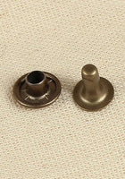 Hollow Rivet Ø9,0 x 7,8 mm Iron/Brass Antique-GoblinSmith