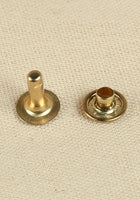 Hollow Rivet Ø9,0 x 10,5 mm Iron/Brass-GoblinSmith