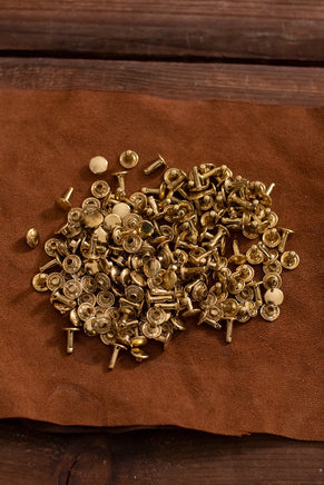 Hollow Rivet KØ9,2 x L9,2 mm Iron/Brass-GoblinSmith