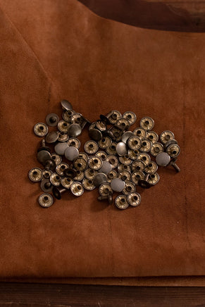 Hollow Rivet KØ11,0 x L9,0 mm Iron/Brass Antique-GoblinSmith
