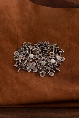 Hollow Rivet KØ9,2 x L8,0 mm Brass/Nickel-GoblinSmith