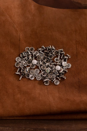 Hollow Rivet KØ9,2 x L8,0 mm Brass/Nickel-GoblinSmith