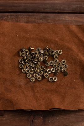 Hollow Rivet KØ9,2 x L8,2 mm Brass-GoblinSmith