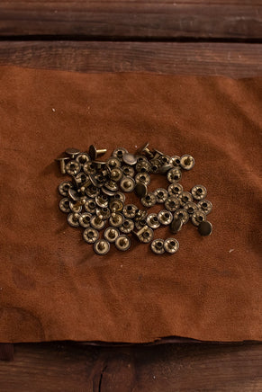 Hollow Rivet KØ9,2 x L8,2 mm Brass-GoblinSmith