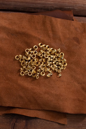 Eyelet Shaft D:4,4 mm; L:3,7 mm; U:7,5 mm Iron/Brass-GoblinSmith