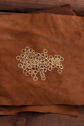 Ring For Eyelet D:4,6 mm; L:0,5 mm; U:7,5 mm Iron/Brass-GoblinSmith