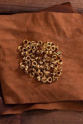 Eyelet Shaft D:5,5 mm; L:4,6 mm; U:9,6 mm Iron/Brass-GoblinSmith