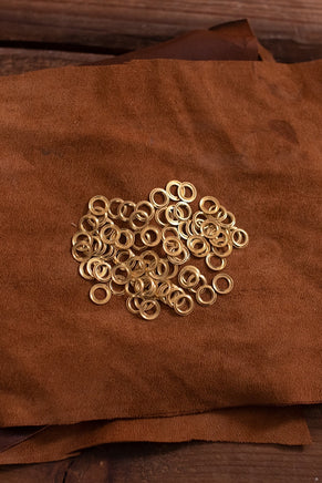 Ring For Eyelet D:5,7 mm; L:0,6 mm; U:9,6 mm Iron/Brass-GoblinSmith