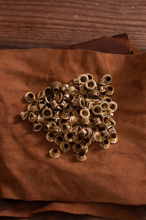 Eyelet Shaft D:6,7 mm; L:4,8 mm; U:11,5 mm Iron/Brass-GoblinSmith
