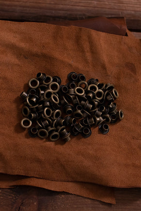 Eyelet Shaft D:6,7 mm; L:4,8 mm; U:11,5 mm Iron/Brass Antique-GoblinSmith