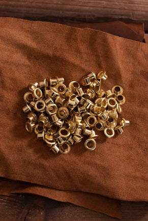 Eyelet Shaft D:6,7 mm; L:6,4 mm; U:11,5 mm Iron/Brass-GoblinSmith