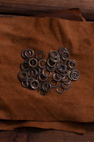 Ring For Eyelet D:8,2 mm; L:0,8 mm; U:14,5 mm Iron/Brass Antique-GoblinSmith