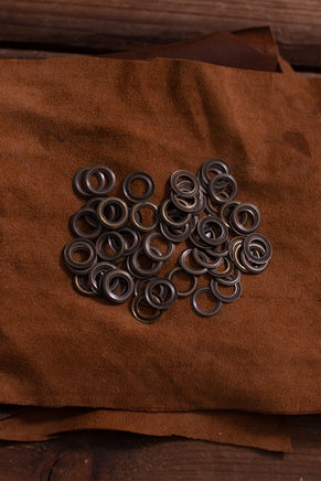 Ring For Eyelet D:8,2 mm; L:0,8 mm; U:14,5 mm Iron/Brass Antique-GoblinSmith