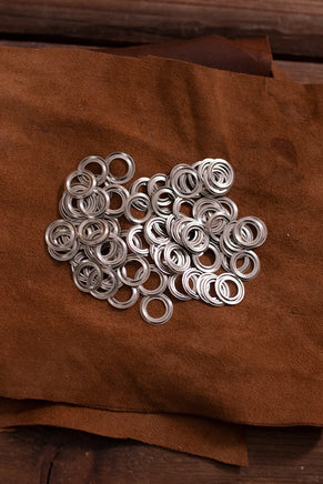 Ring For Eyelet D:8,9 mm; L:0,8 mm; U:14,8 mm Brass/Nickel-GoblinSmith