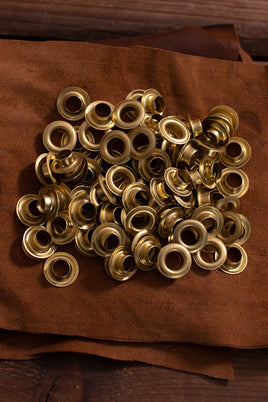 Eyelet Shaft D:10,0 mm; L:4,5 mm; U:18,8 mm Brass-GoblinSmith
