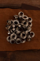 Eyelet Shaft D:12,0 mm; L:7,0 mm; U:20,0 mm Brass/Nickel-GoblinSmith