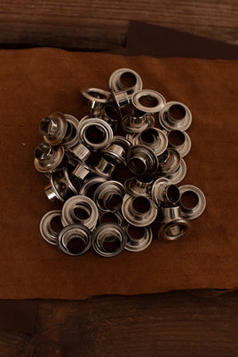 Eyelet Shaft D:12,0 mm; L:7,0 mm; U:20,0 mm Brass/Nickel-GoblinSmith