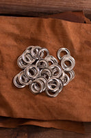 Ring For Eyelet D:12,5 mm; L:0,9 mm; U:20,0 mm Brass/Nickel-GoblinSmith