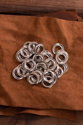 Ring For Eyelet D:12,5 mm; L:0,9 mm; U:20,0 mm Brass/Nickel-GoblinSmith