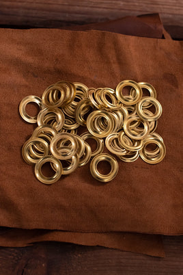 Ring For Eyelet D:12,5 mm; L:0,9 mm; U:20,0 mm Brass-GoblinSmith