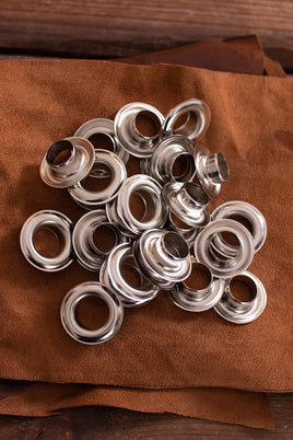 Eyelet Shaft D:16,0 mm; L:8,3 mm; U:30,0 mm Brass/Nickel-GoblinSmith