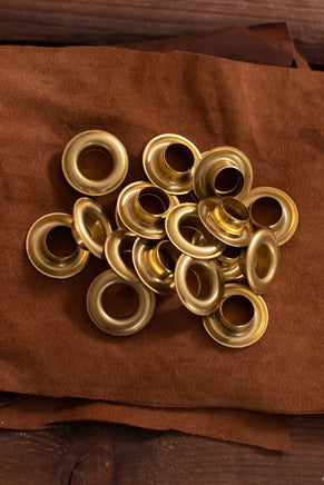 Eyelet Shaft D:16,0 mm; L:8,3 mm; U:30,0 mm Brass-GoblinSmith