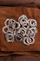 Ring For Eyelet D:16,5 mm; L:1,4 mm; U:30,0 mm Brass/Nickel-GoblinSmith