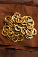 Ring For Eyelet D:16,5 mm; L:1,4 mm; U:30,0 mm Brass-GoblinSmith