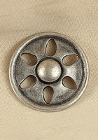 Rivet-Plate Blossom Antique Silver-GoblinSmith