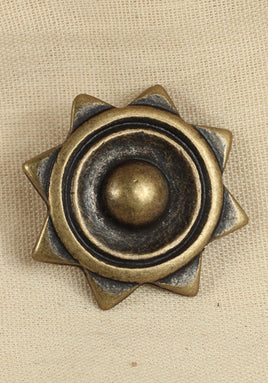 Rivet-Plate Sirius Antique Brass-GoblinSmith
