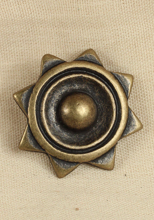 Rivet-Plate Sirius Antique Brass-GoblinSmith
