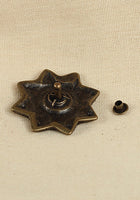 Rivet-Plate Sirius Antique Brass-GoblinSmith