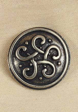 Rivet-Plate Celtic Knot Antique Silver-GoblinSmith