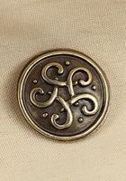Rivet-Plate Celtic Knot Antique Brass-GoblinSmith