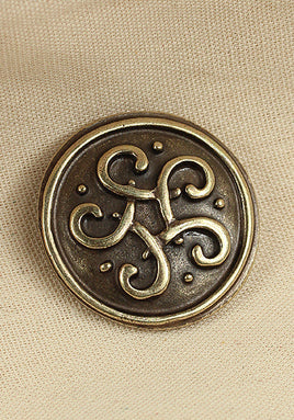 Rivet-Plate Celtic Knot Antique Brass-GoblinSmith