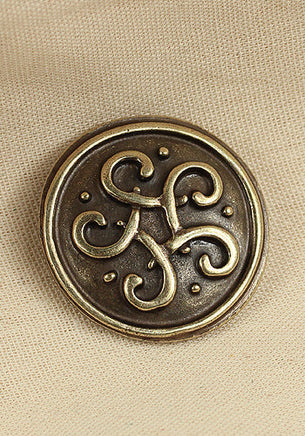 Rivet-Plate Celtic Knot Antique Brass-GoblinSmith