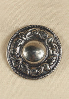 Rivet-Plate Flower Antique Silver-GoblinSmith