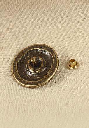 Rivet-Plate Cone Antique Brass-GoblinSmith