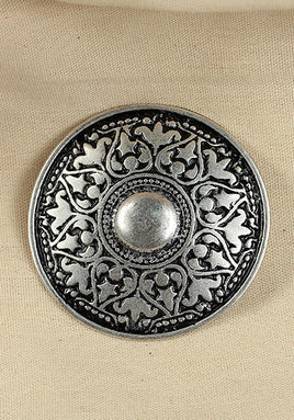 Viking Rivet-Plate Antique Silver-GoblinSmith