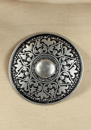 Viking Rivet-Plate Antique Silver-GoblinSmith