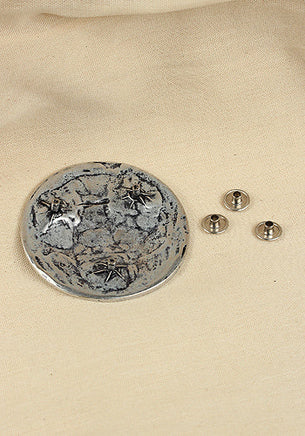 Viking Rivet-Plate Antique Silver-GoblinSmith
