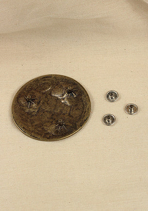 Viking Rivet-Plate Antique Brass-GoblinSmith