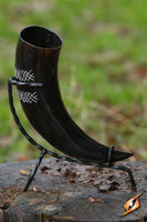 Chieftain drinking horn 16.9 fl oz with Stand-GoblinSmith