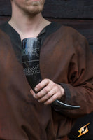 Chieftain drinking horn 16.9 fl oz with Stand-GoblinSmith