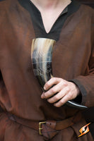 Chieftain drinking horn 16.9 fl oz with Stand-GoblinSmith