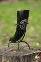 Aegishjalmur Horn With Stand-GoblinSmith